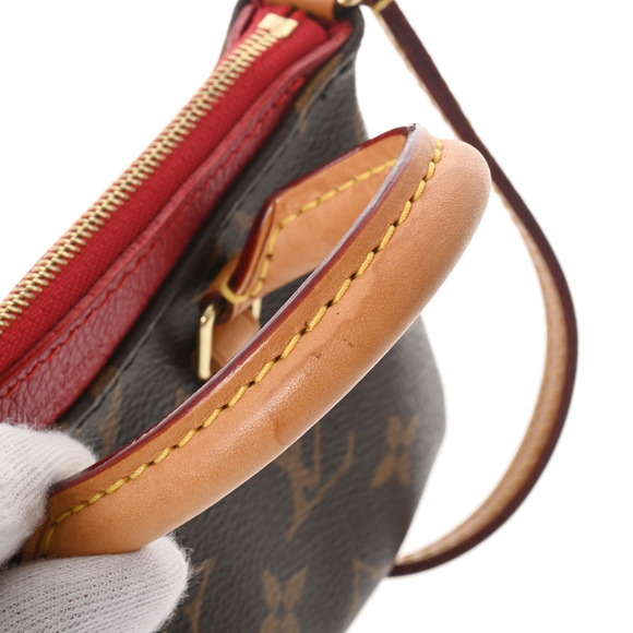 Louis Vuitton Monogram Pallas Cerise Red Canvas Shoulder Bag - Picture 6 of 11